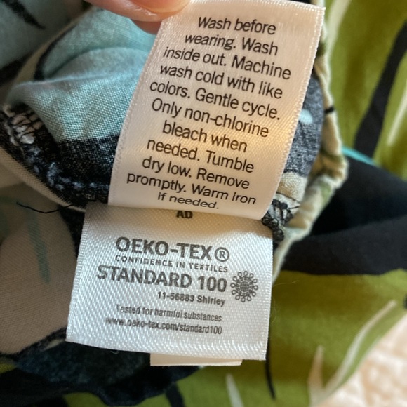 Croft & Borrow Monstera print midi dress, small EUC - Picture 11 of 11